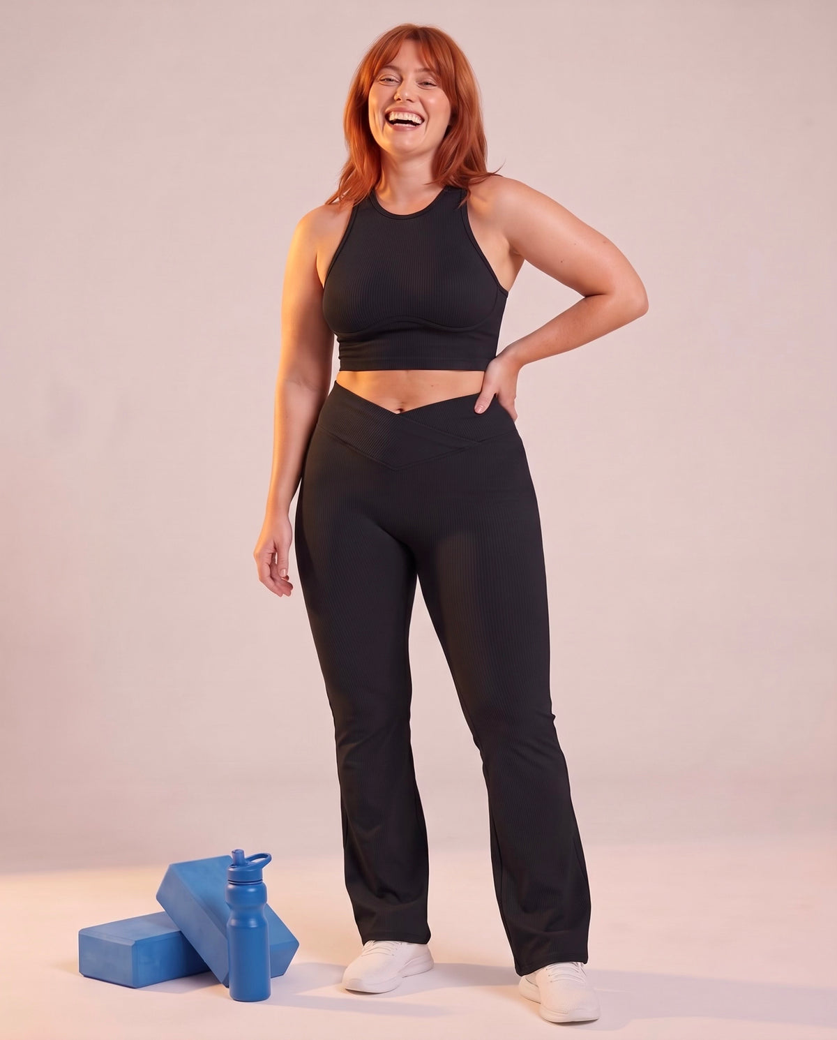 "Contour" 2-piece set: tank top & pants