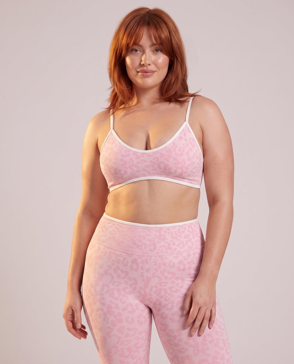 Animal print 2-piece set: sports bra & leggings