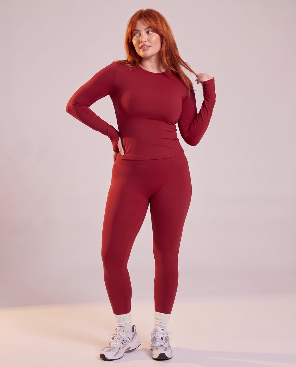 "Base" 2‑piece set: long-sleeve top & leggings