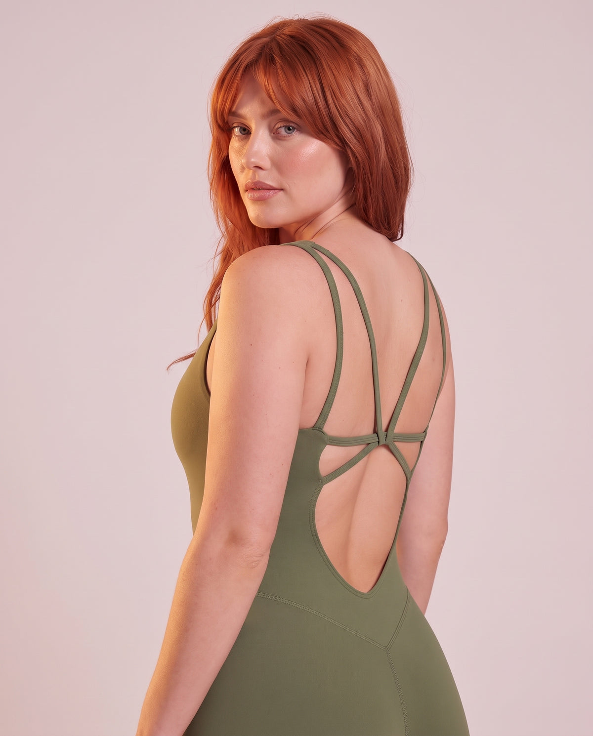 "Сontour" criss-cross shaping jumpsuit