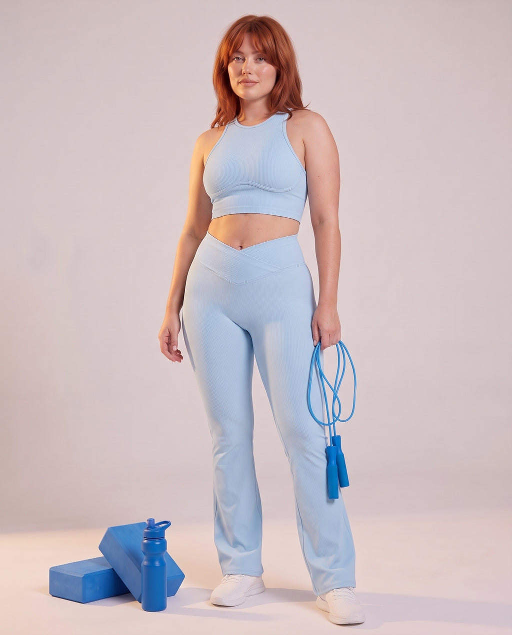 "Contour" 2-piece set: tank top & pants