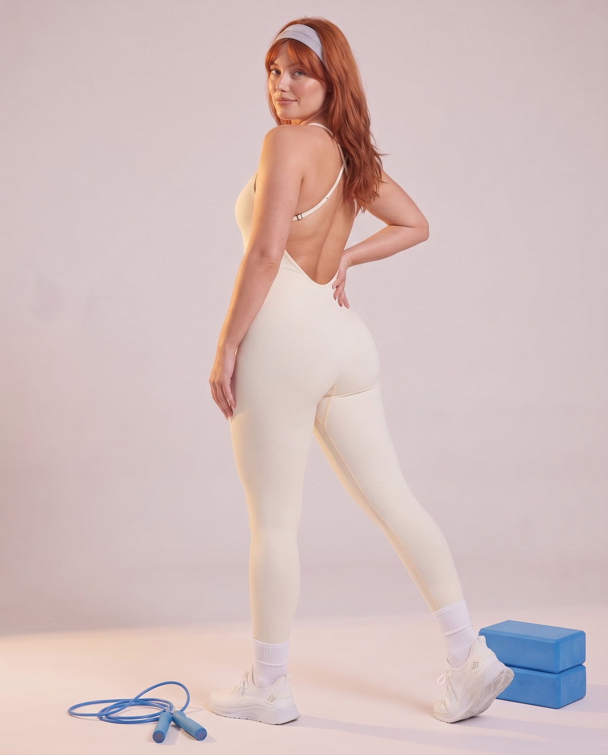 "Сontour" open-back jumpsuit