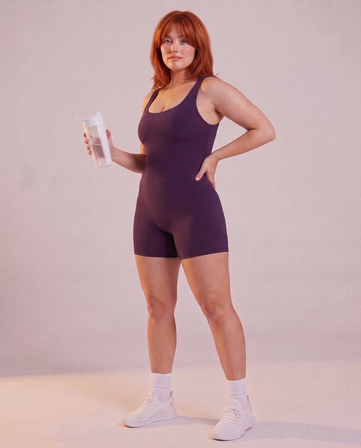 "Сontour" criss-cross shaping jumpsuit