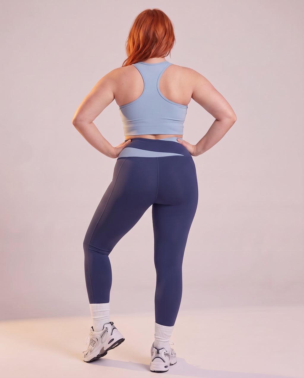 "Stripe" 3-piece set: top, rash guard & leggings