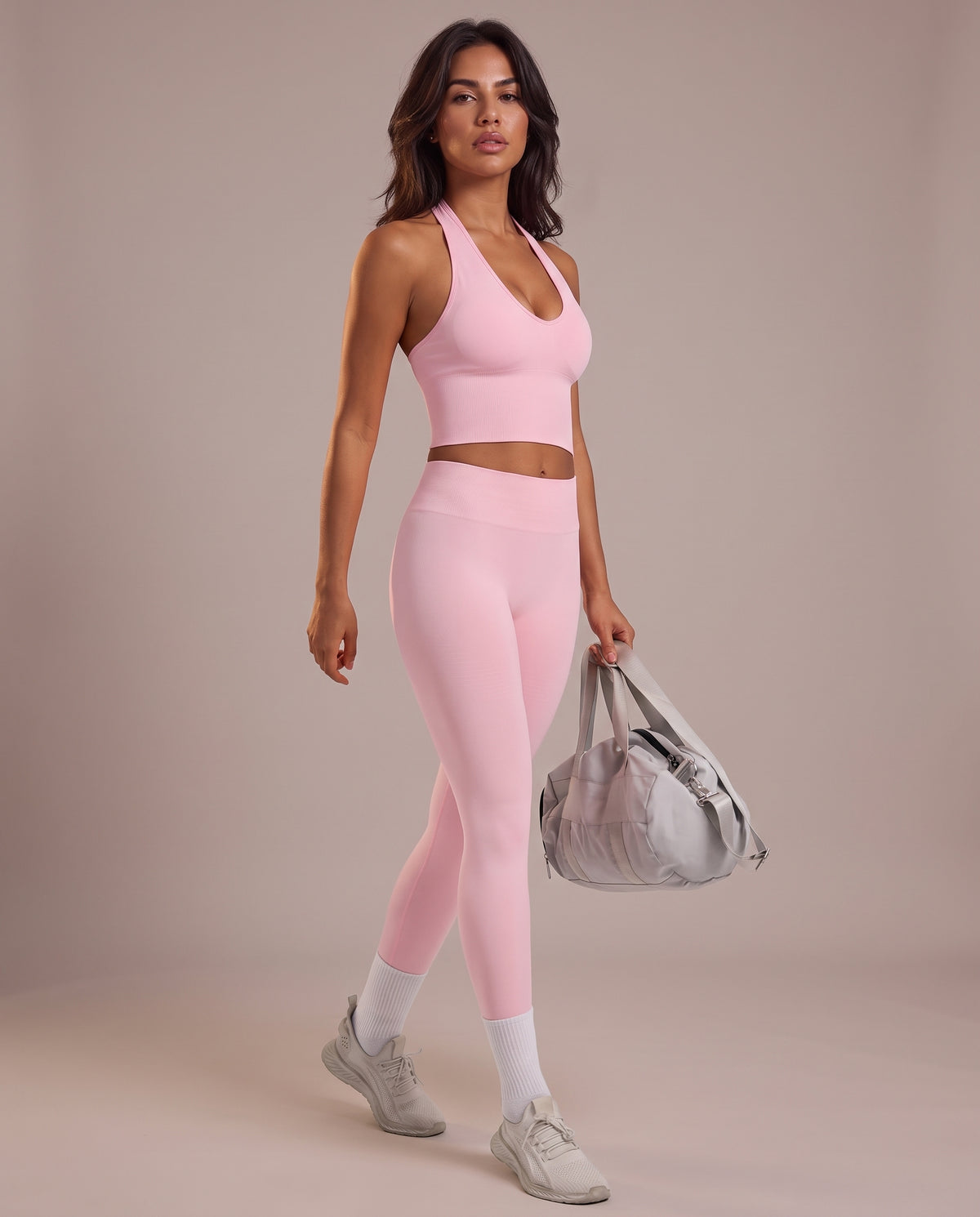 "Base" sculpting halter tank top