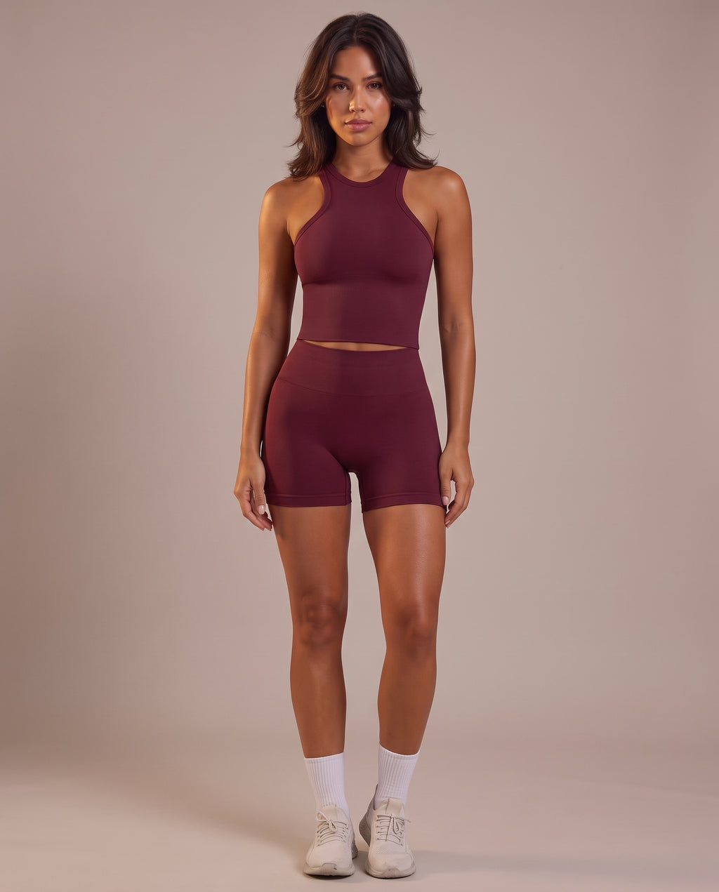 "Base" sculpting racerback tank top