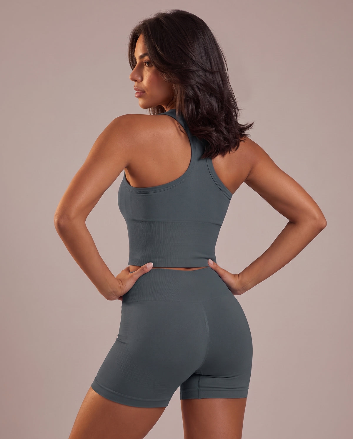 "Base" sculpting racerback tank top