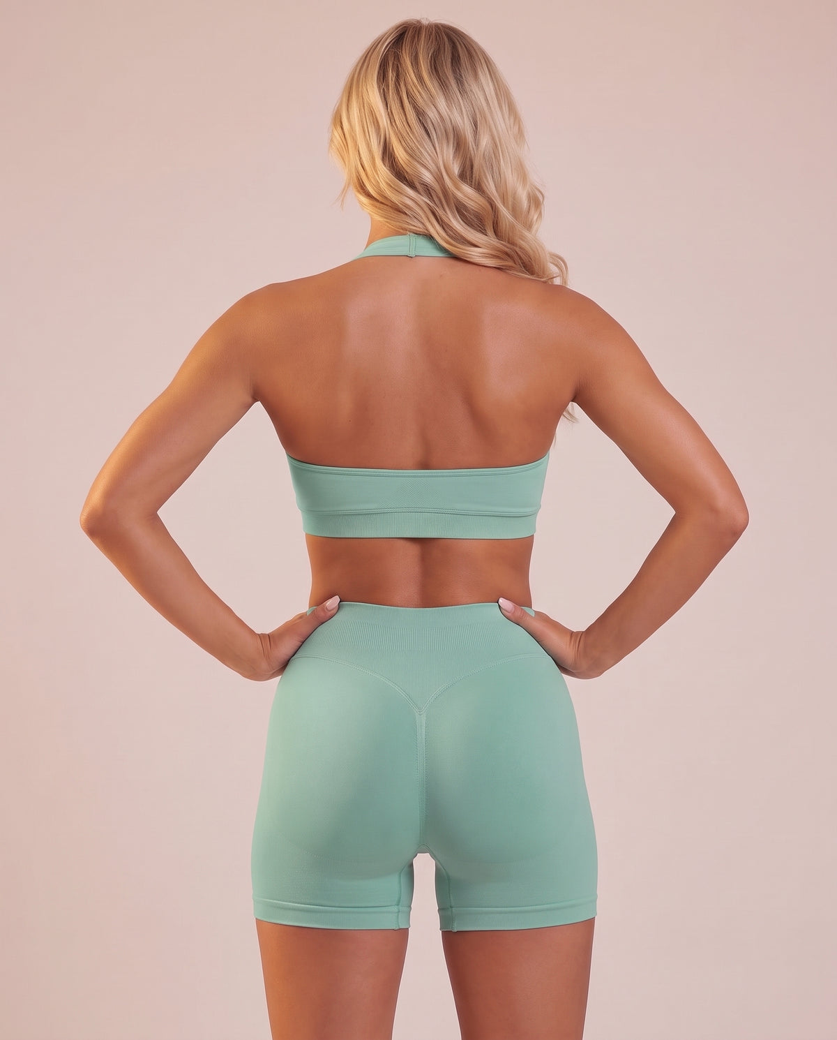 "Base" sculpting high-waist shorts