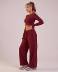 "Fluid" 2‑piece set: long-sleeve top & pants