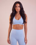 "Base" racerback sports bra