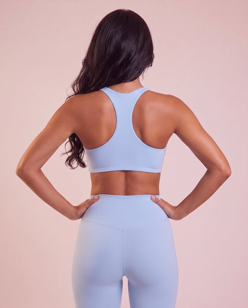 "Base" racerback sports bra