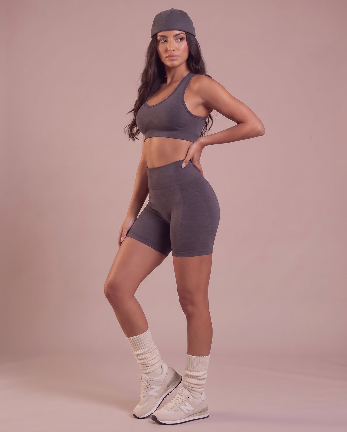 "Contour" open-back sports bra