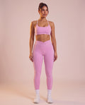 "Line" crossover waistband leggings