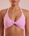 "Line" halter sports bra
