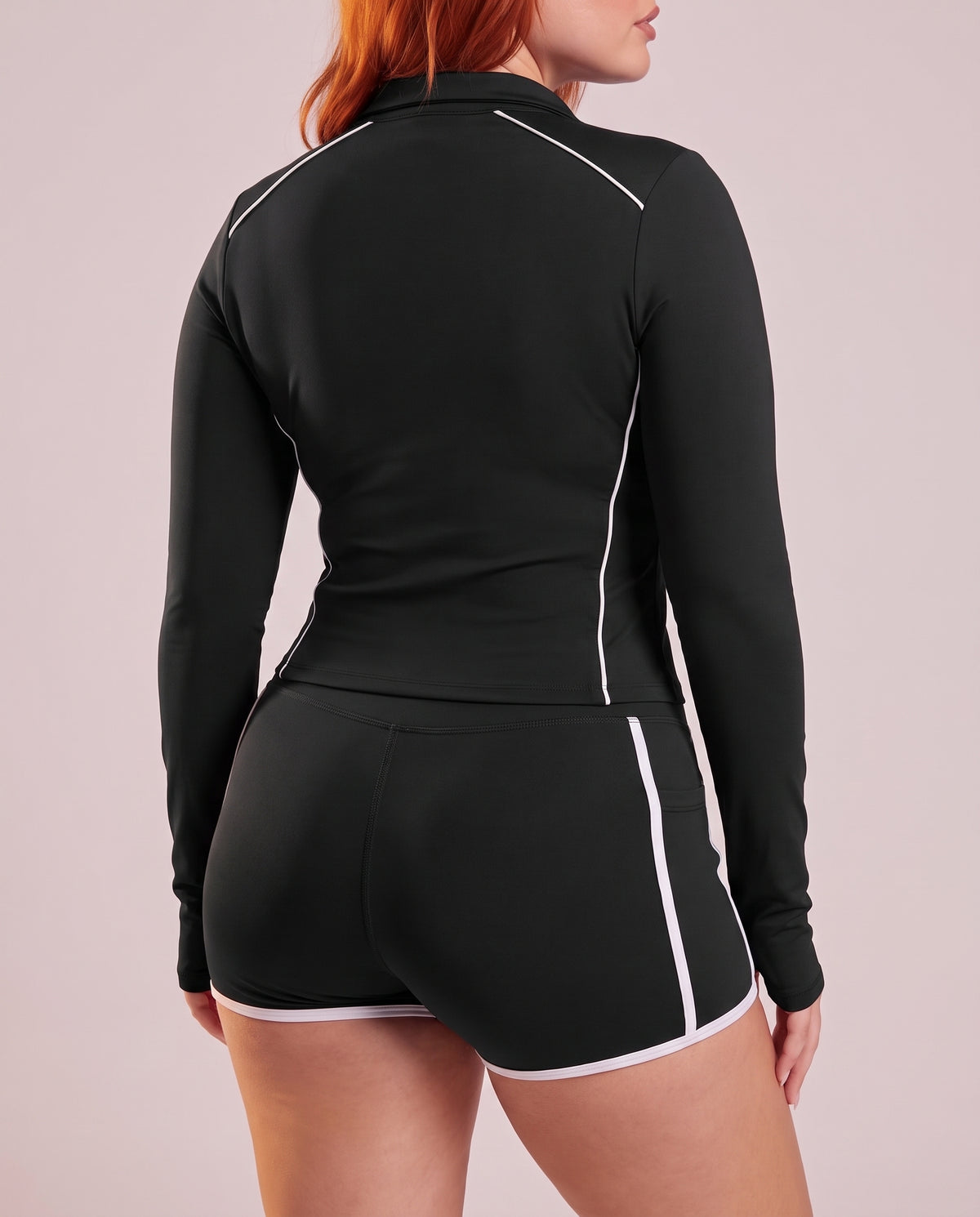 "Line" shaped rash guard