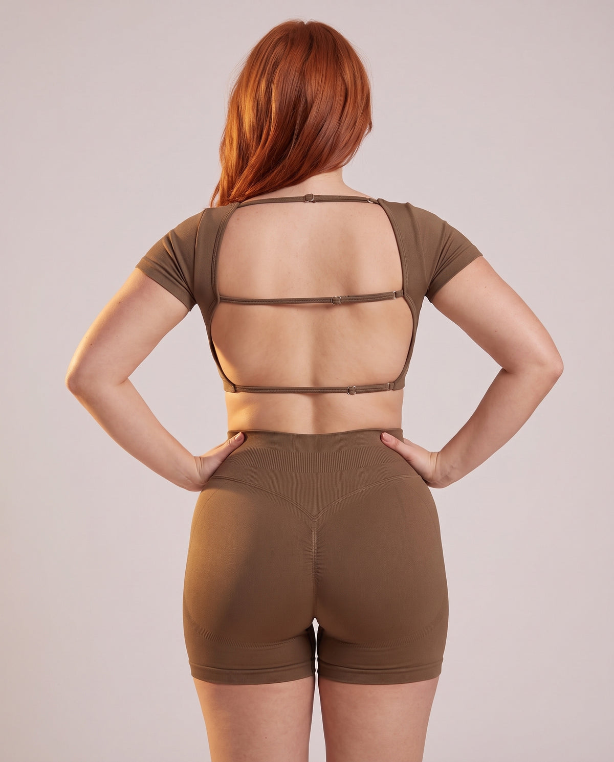 "Base" сriss-cross back tank top